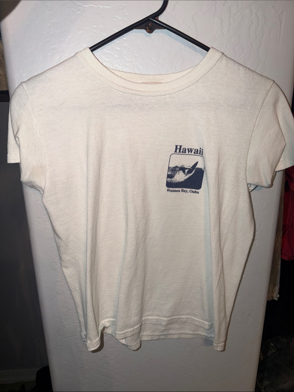 Hawaii Graphic Tee - White/Navy